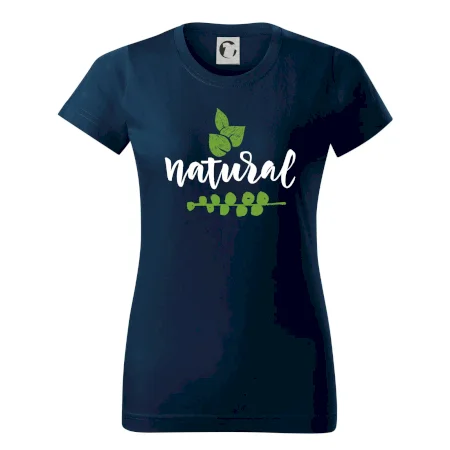 Natural - nápis v listoch