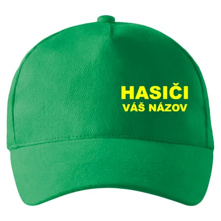 Hasiči - žltý nápis - váš názov zboru