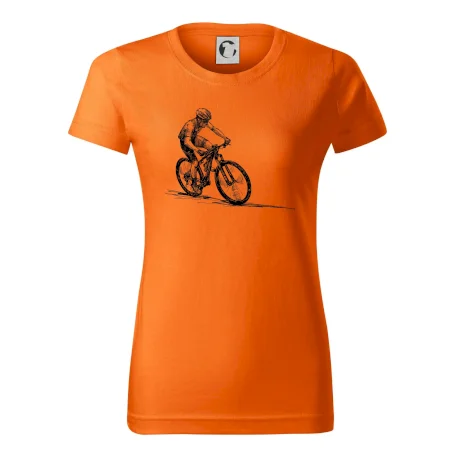 MTB kreslený cyklista