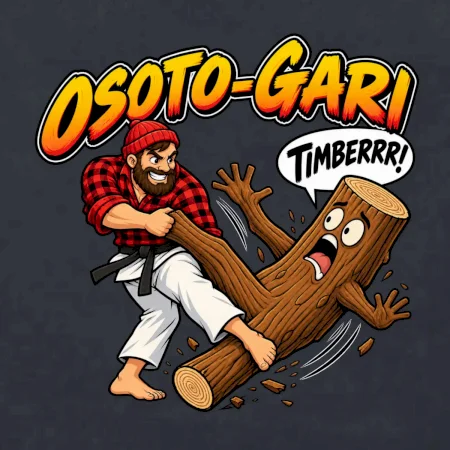 Osoto gari timber judo