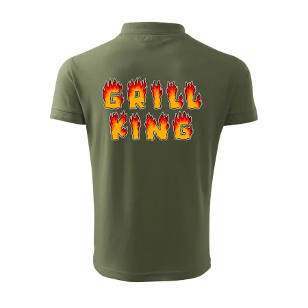 Grill King ohnivý nápis