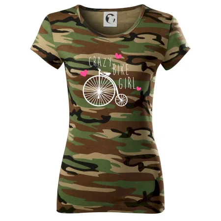 Crazy bike girl