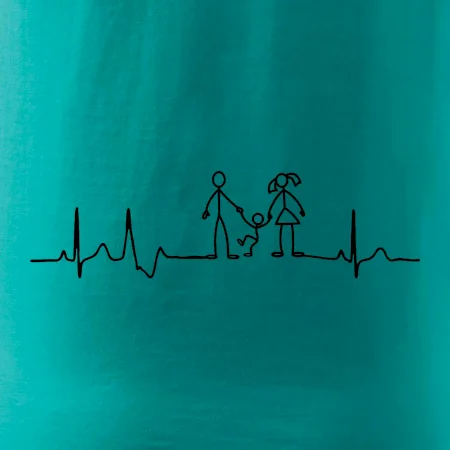 EKG rodina a jedno dieťa