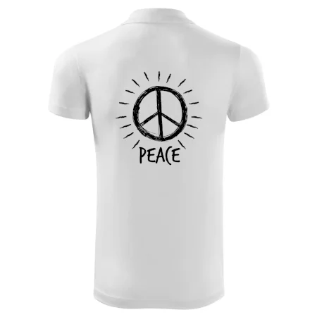 Peace symbol čiernobiely