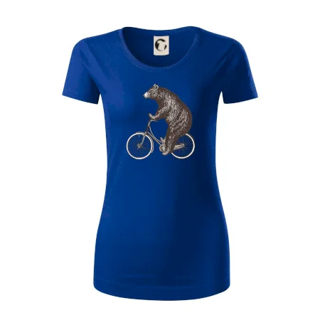 Medveď na bicykli