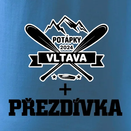 K vode - pádla hory (vlastný nápis)