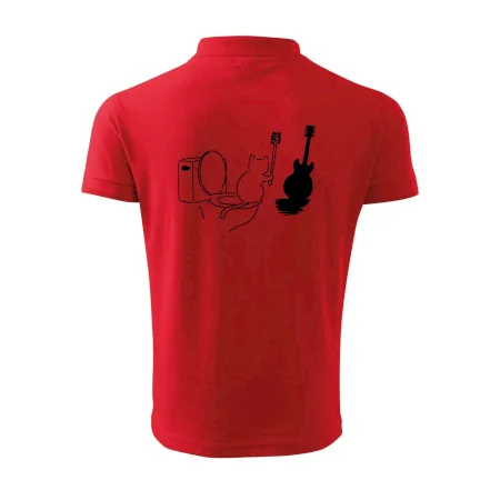 Mačka a gitara WC