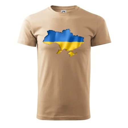 Ukrajina vlajka mapa