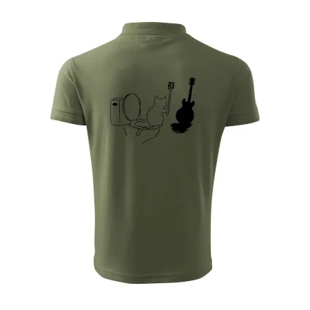 Mačka a gitara WC