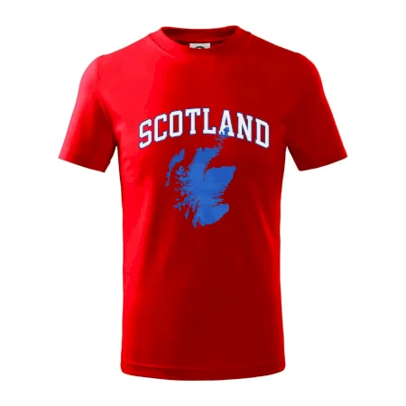 Scotland nápis s mapou