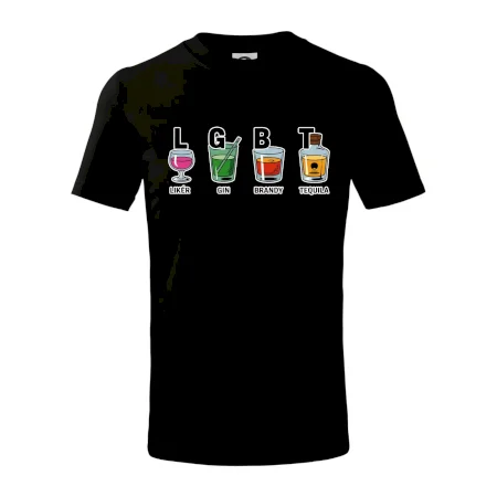 LGBT -  Likér, Gin, Brandy, Tequila