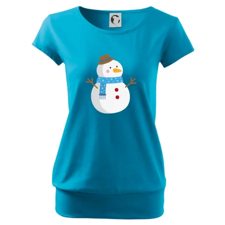 Snehuliak so šálom