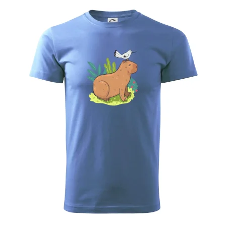 Kapybara a vtáčik