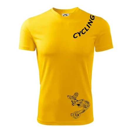 Cycling nápis šikmo