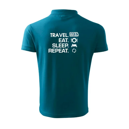 Eat sleep travel - Van
