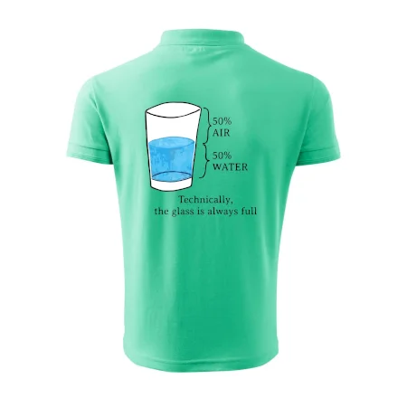 Technically, the glass is always full