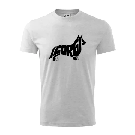Corgi - nápis v tele