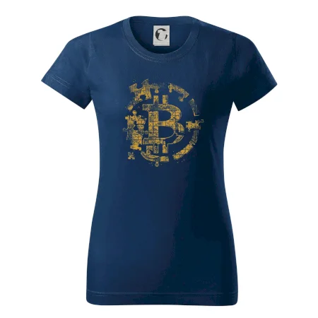 Logo bitcoin puzzle