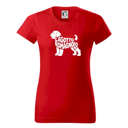 Lagotto romagnolo nápis v tele
