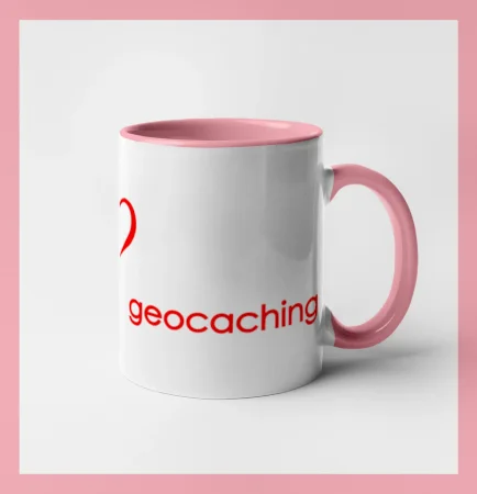 Moje srdce bije pre Geocaching -Text
