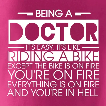 Being a doctor - bike