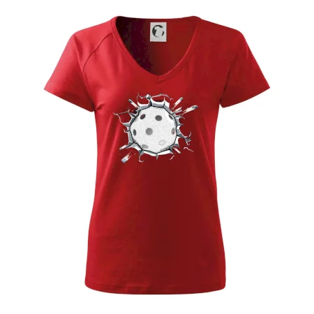 Florbal lopta v triku