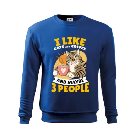 I like cats and coffee and maybe 3 people