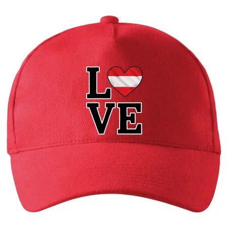 Love Rakúska vlajka