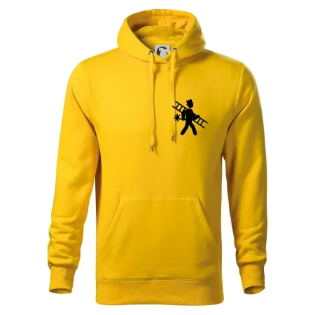 Kominík logo + nápis na zádech
