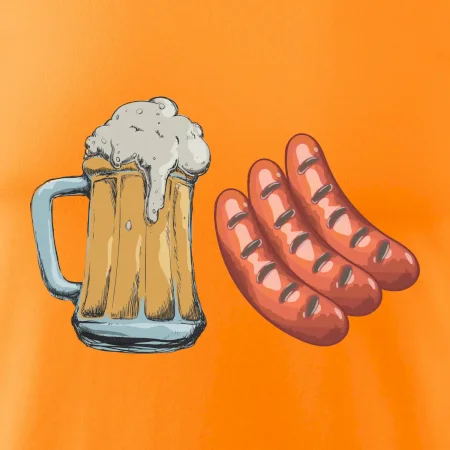 Pivo a klobása