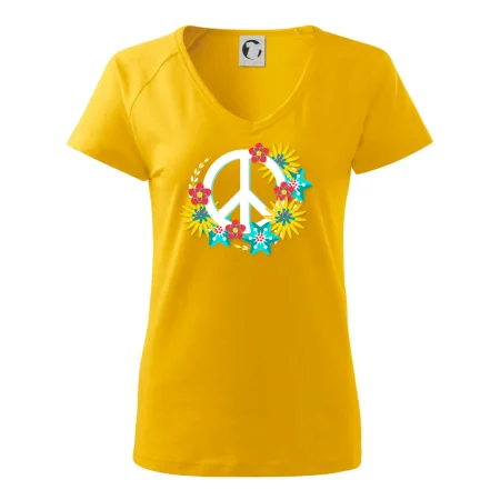 Peace symbol abstraktný