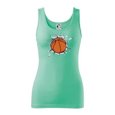 Basketbal lopta v triku