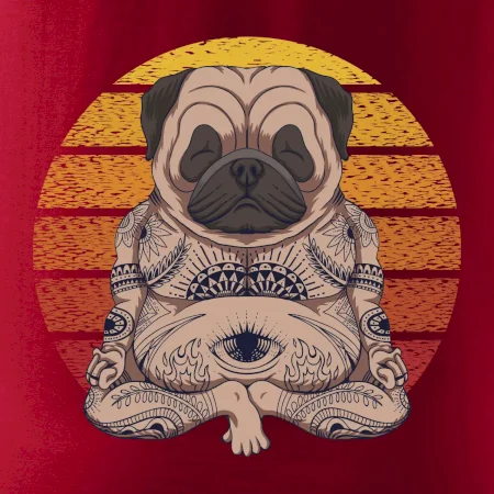 Yoga meditace - pug