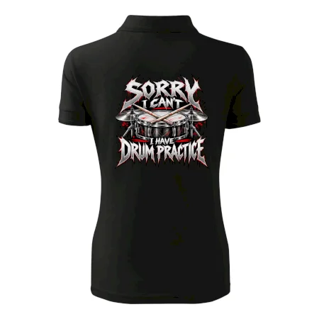 Sorry I cant I have drum practice metalový potisk