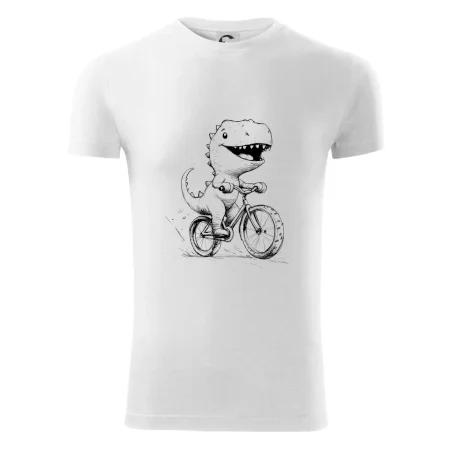 Roztomilý Dinosaurus na bicykli