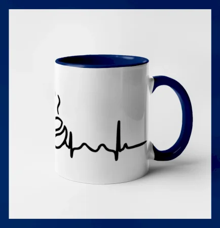 EKG zrná kávy