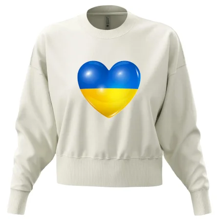 Ukrajina srdce vlajka