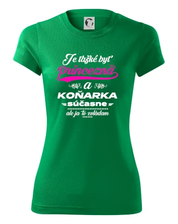 Je ťažké byť princezná koňarka