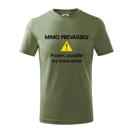 Mimo prevádzku prosím, použite iný bankomat