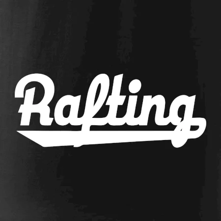 Rafting nápis