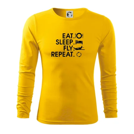 Eat sleep fly repeat