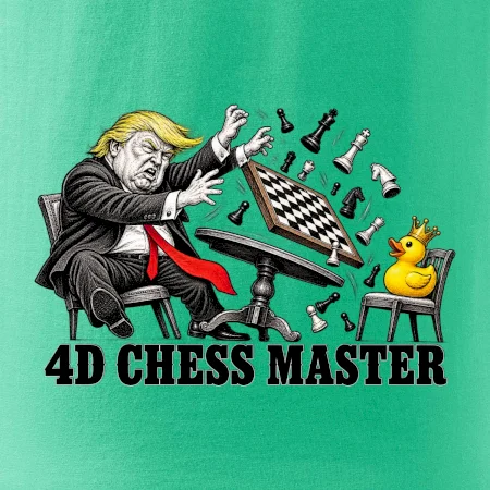 Donald Trump prohrává šachy s kachnou
