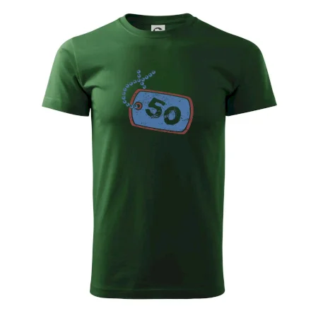 50 na krku štítok