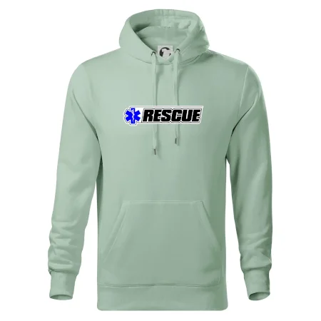 Záchranár rescue kríž modrý