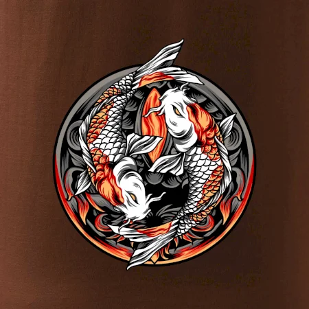 Yin & Yang Koi kapor - oranžový