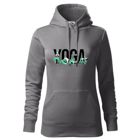 Yoga nápis farebný