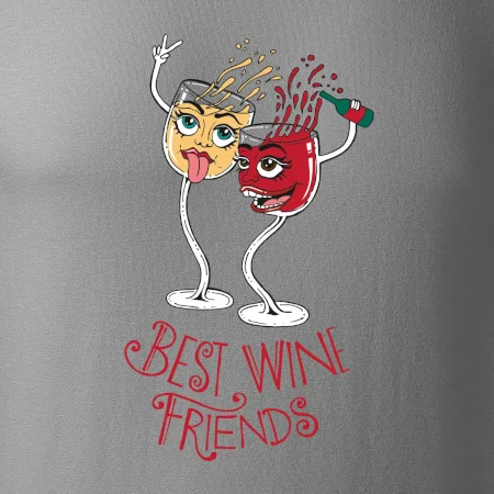 Best wine friends dancing (Pecka design)