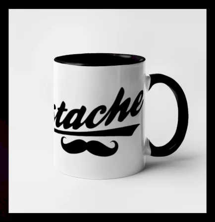 Mustache - nápis