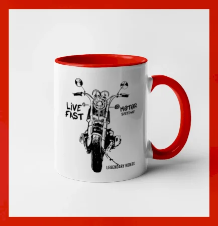 Motorka kresba live fast