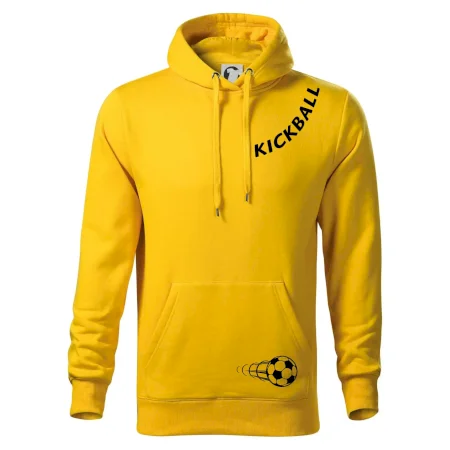 Kickball nápis šikmo